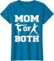 Mom of Both Funny Baseball Gymnastics Mom