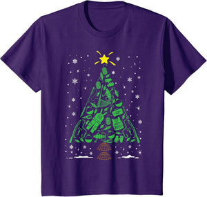 Funny Bass Fishing Fisherman Family Matching Christmas Tree