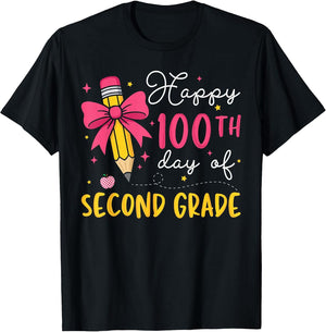 100 Days of 2nd Second Grade 100th Day of School Teacher Kid