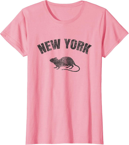 New York - Retro-Style - Rat - Funny New York