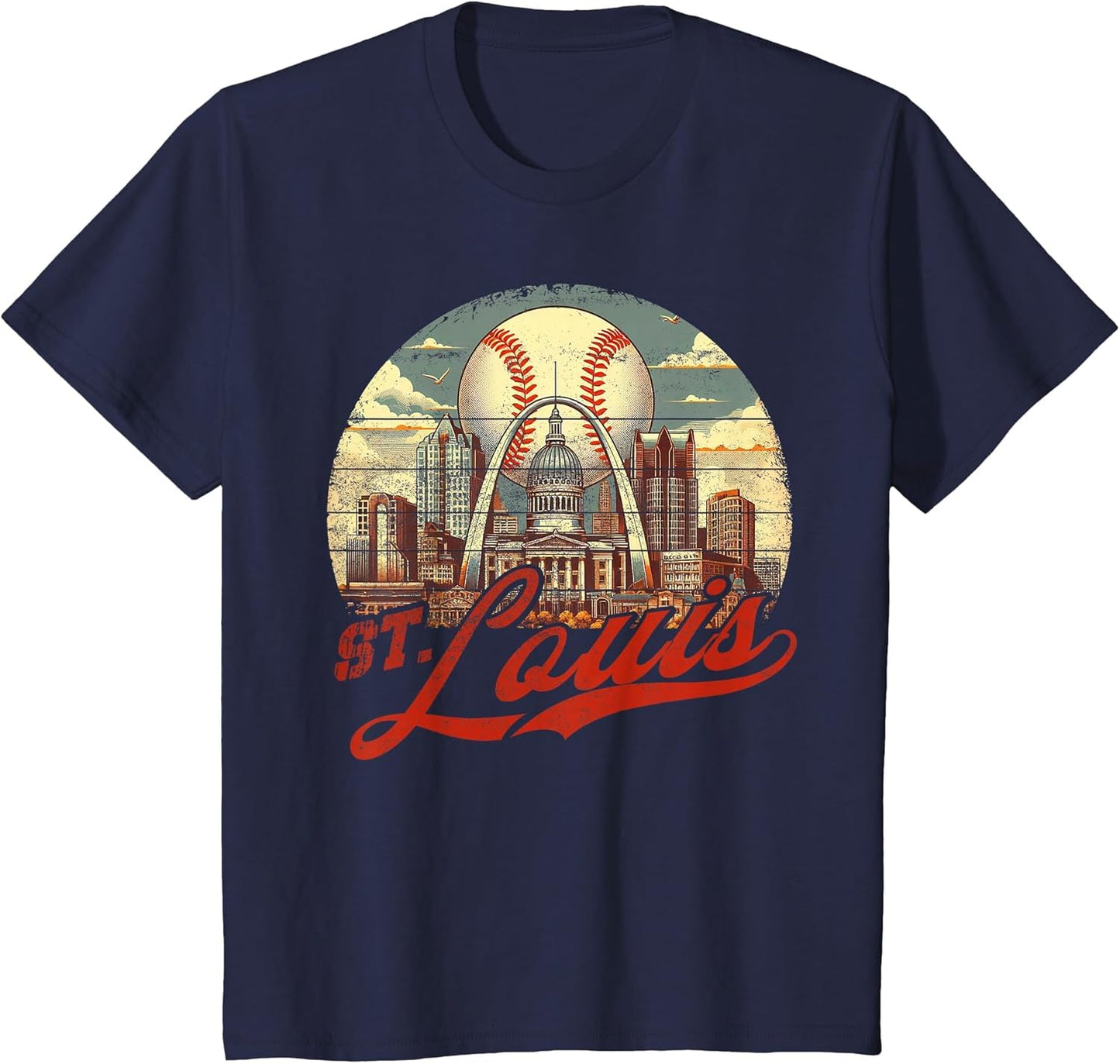 Vintage St. Louis Baseball American US Flag