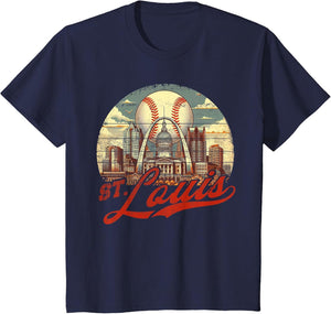 Vintage St. Louis Baseball American US Flag