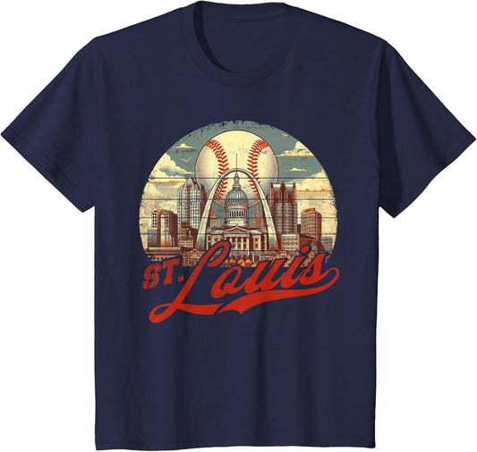Vintage St. Louis Baseball American US Flag