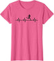 Girls Cross Country Team XC Life Heartbeat Love Trendy