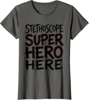 Stethoscope Superhero Healthcare Hero Design