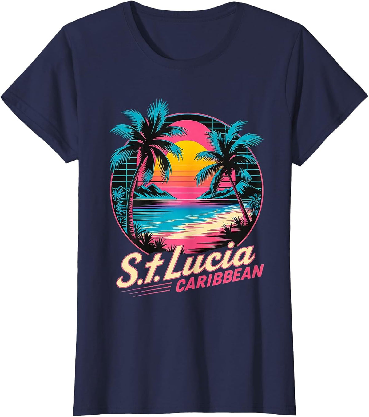 St Lucia Souvenir Summer Saint Lucia Retro Vintage