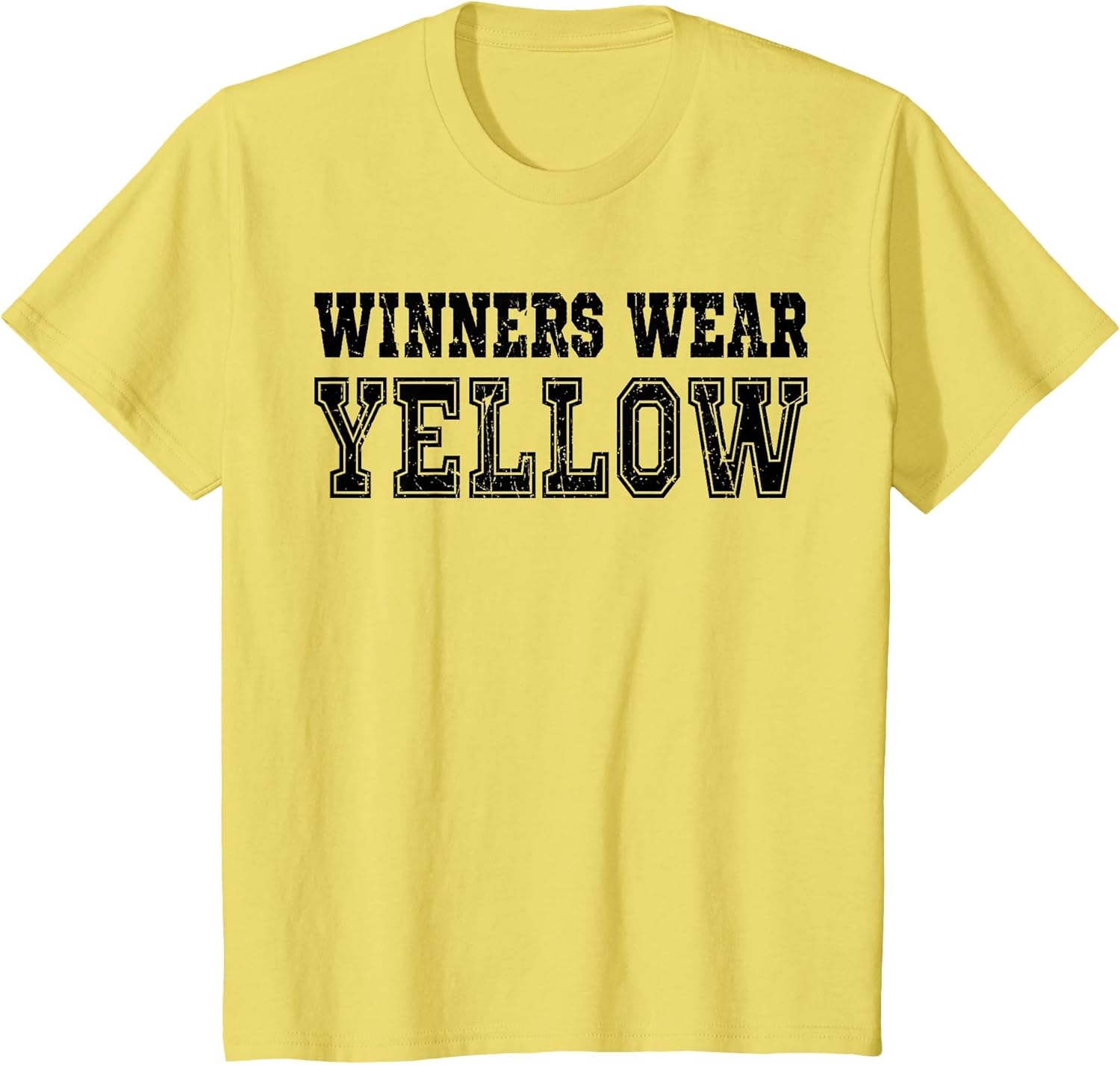 Winners Wear Yellow Color Team Spirit Game War Camp Parent