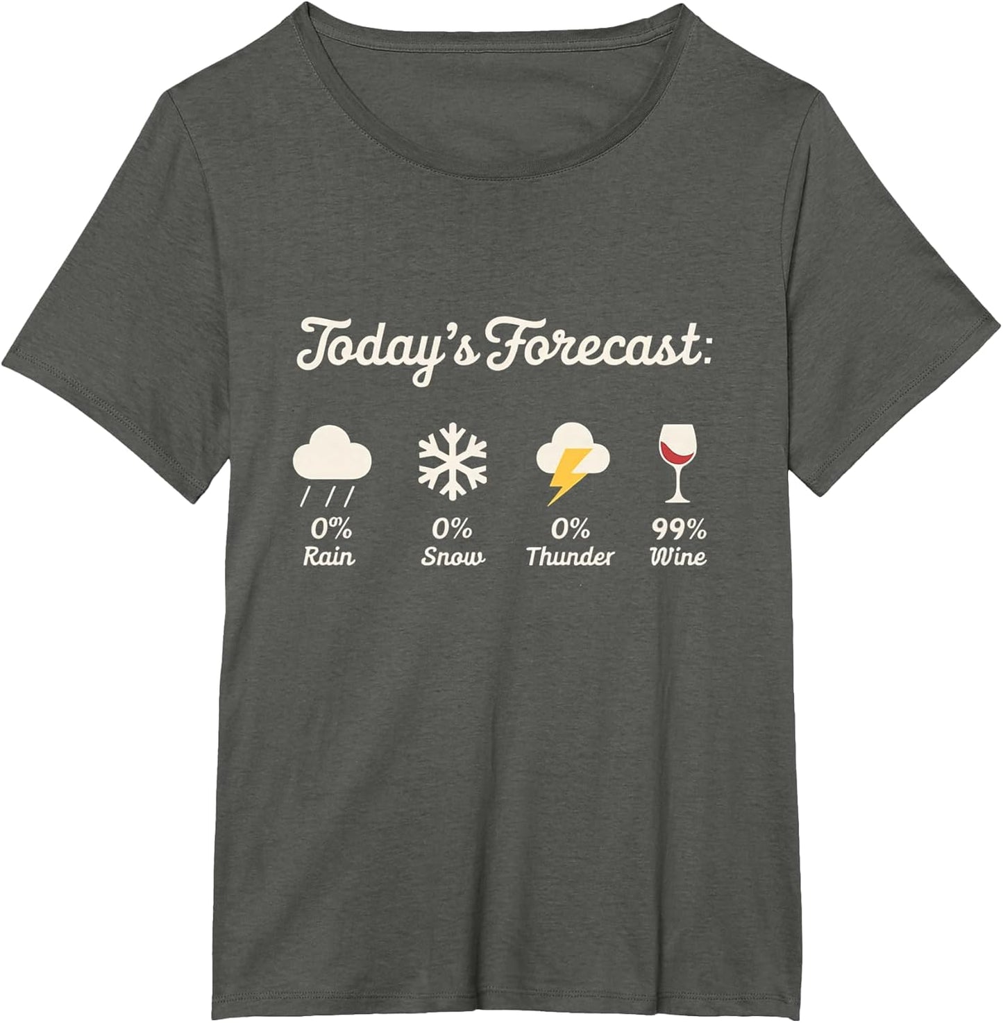 Today's Forecast 99% Chance of Wine Humorous Vino Lover