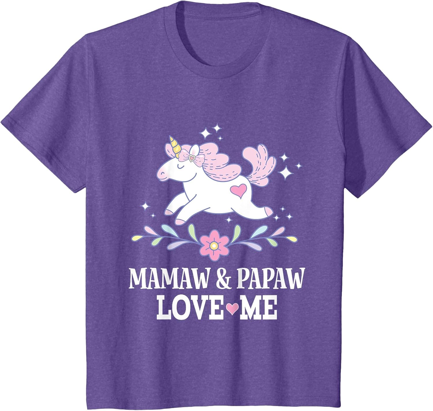 Mamaw and Papaw Love Me Granddaughter Unicorn