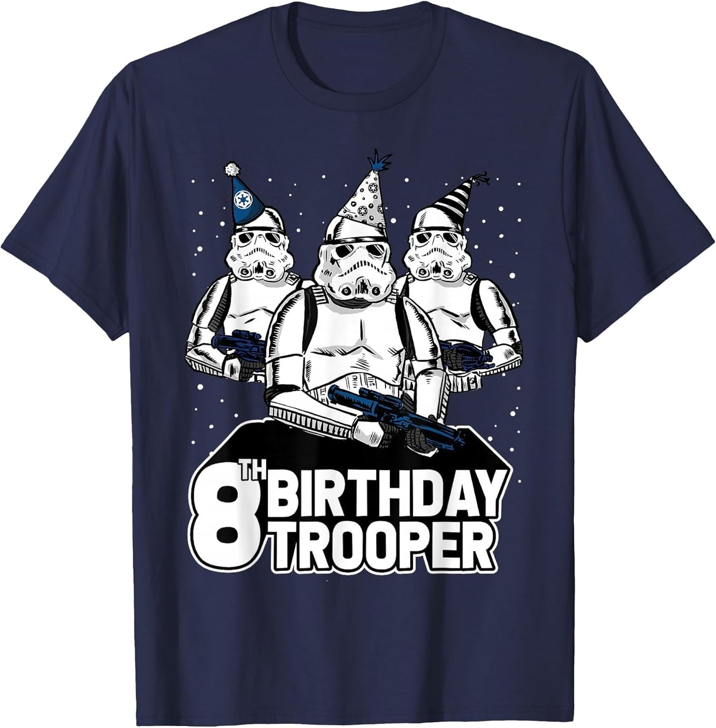 Star Wars Stormtrooper Party Hats Trio 8th Birthday Trooper