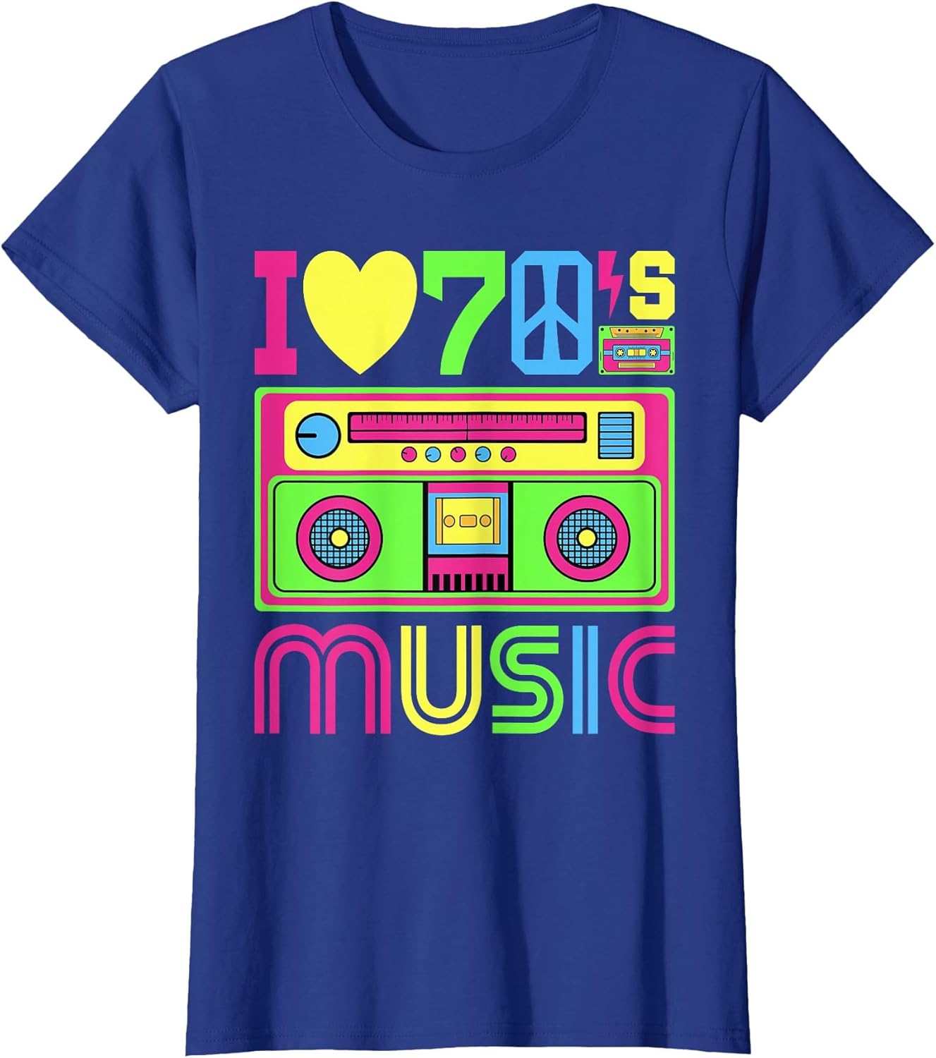 I Love 70's Music 1970s Themed Party 70's Outfit 70s Costume