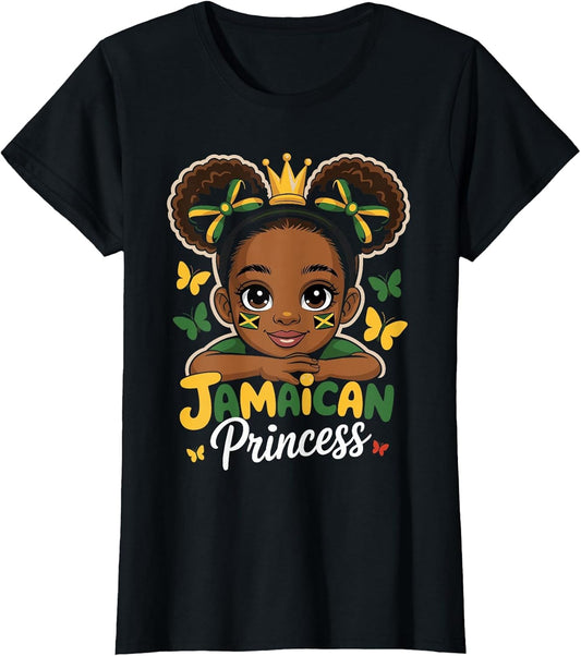 Cute Jamaican Princess Jamaica Girl Crown Bow for Girls