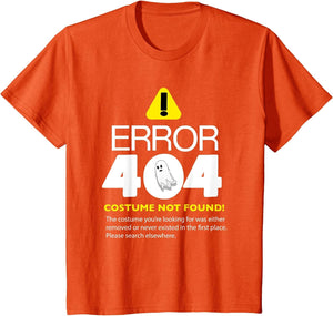 Error 404 Lazy Halloween Costume Not Found Programmer