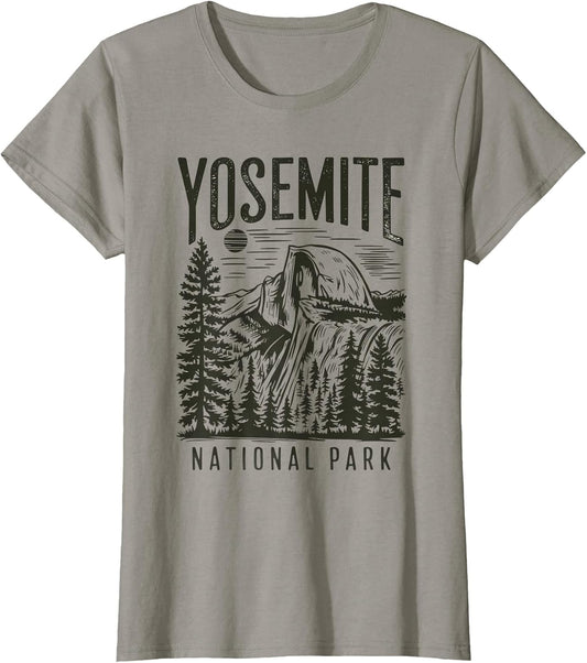 Retro Yosemite Half-Dome National Park Vintage