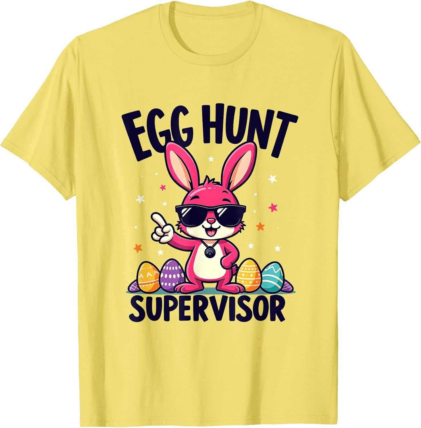 Egg Hunt Supervisor Funny Easter Design