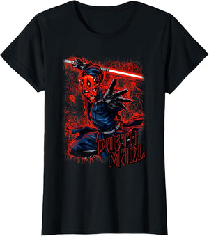 Star Wars Darth Maul Red Saber Portrait