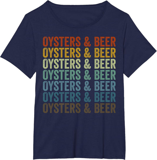 Oysters & Beer Oyster Oyster Shucking Seafood Lover Beer