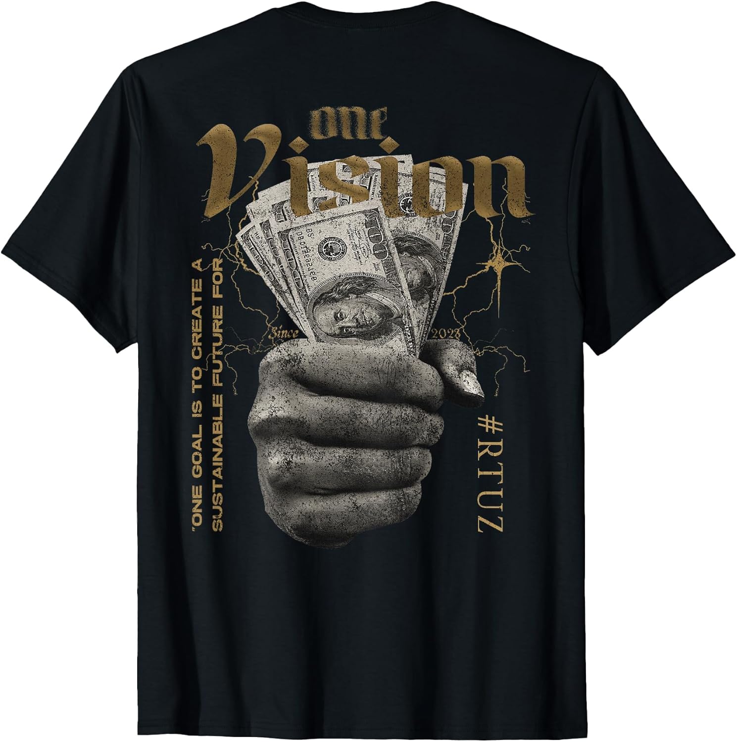 Hip Hop Vintage Hipster Edgy Urban Y2K Back Print Streetwear