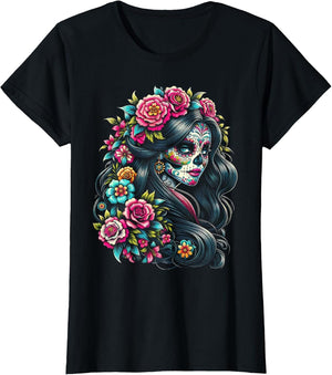 De Los Muertos La Catrina Day of The Dead Sugar Skull Women