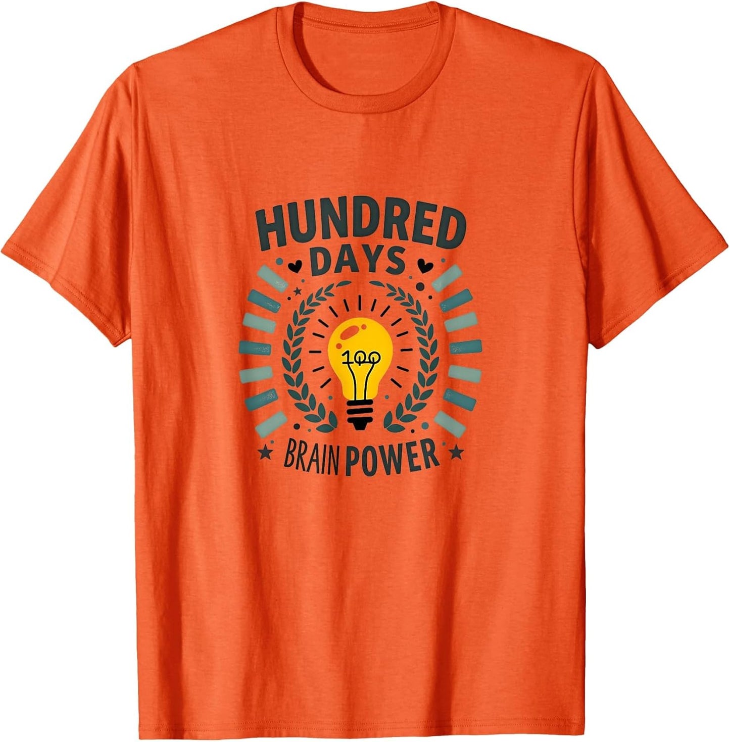 Hundred Days Brain Power School Achievement Design