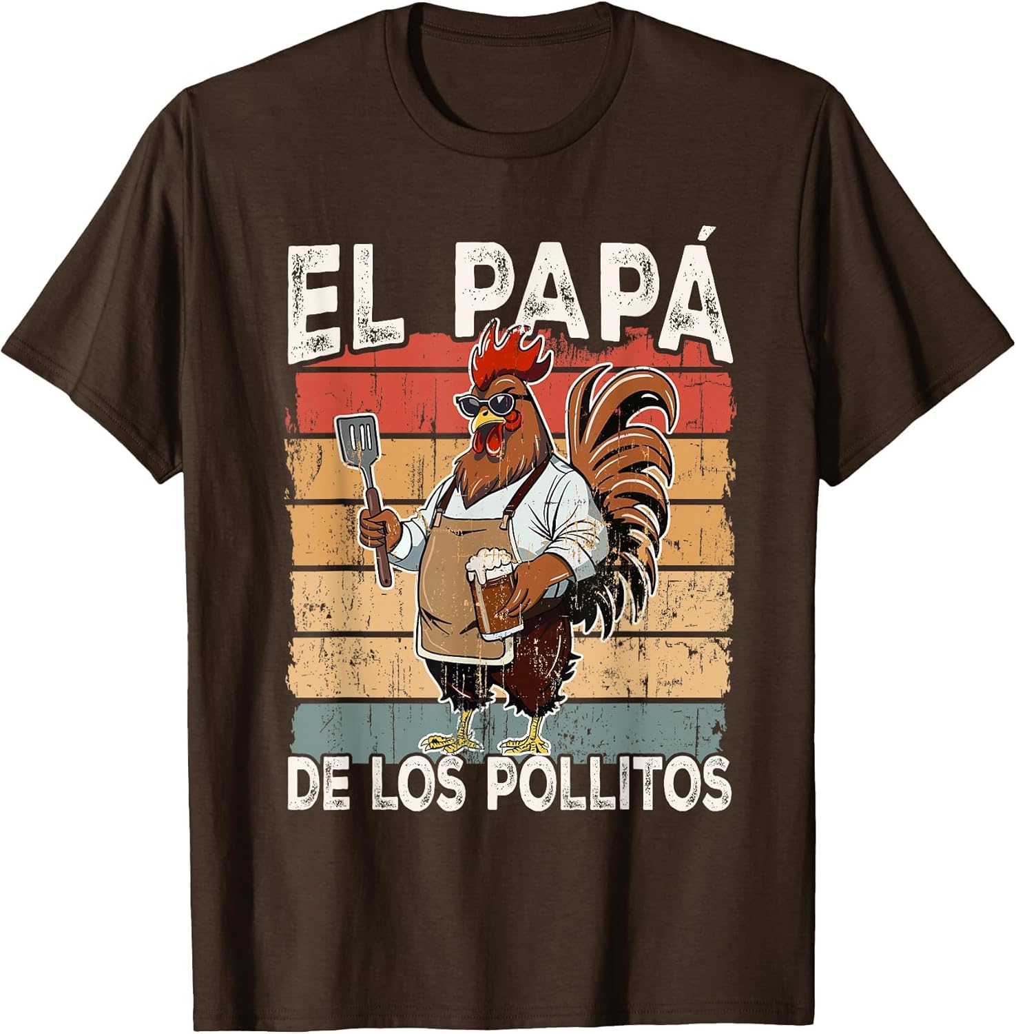 El Papa de lo pollitos Funny Spanish Dia del Padre
