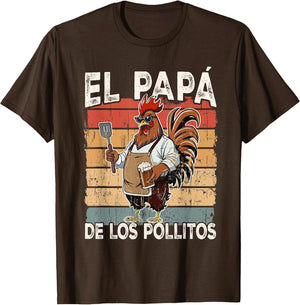 El Papa de lo pollitos Funny Spanish Dia del Padre