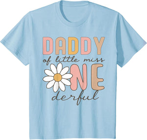 Daddy of Little Miss Onederful First Birthday Daisy Family