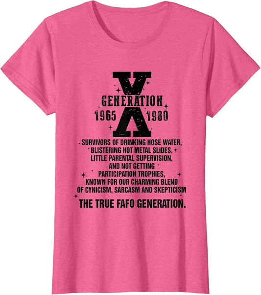 GEN X Generation X 1965 1980 The True Fafo Generation