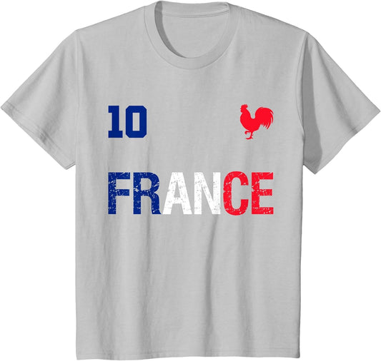 French Football Jersey Shirt Flag of France National Soccer