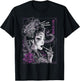 Anime Japanese Goth Cyberpunk City Geisha Art Vintage Purple