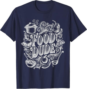 Food Dude Funny Lunch Dude Cafeteria Squad Worker School Art