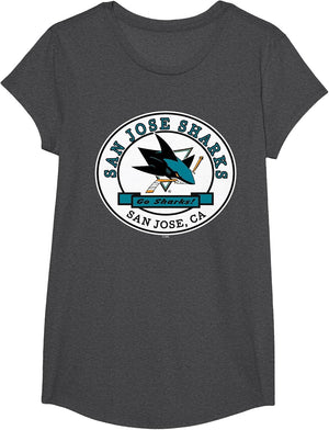 San Jose Sharks Go Dark Heather NHL Officially Licensed