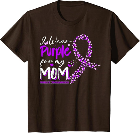 Pancreatic Cancer Awareness I Wear Purple for My Mom