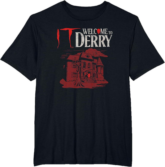 Red Tone Haunted House Horror TV Show