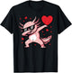 Valentines Day Dabbing Axolotl Heart Dance Kids Men Women