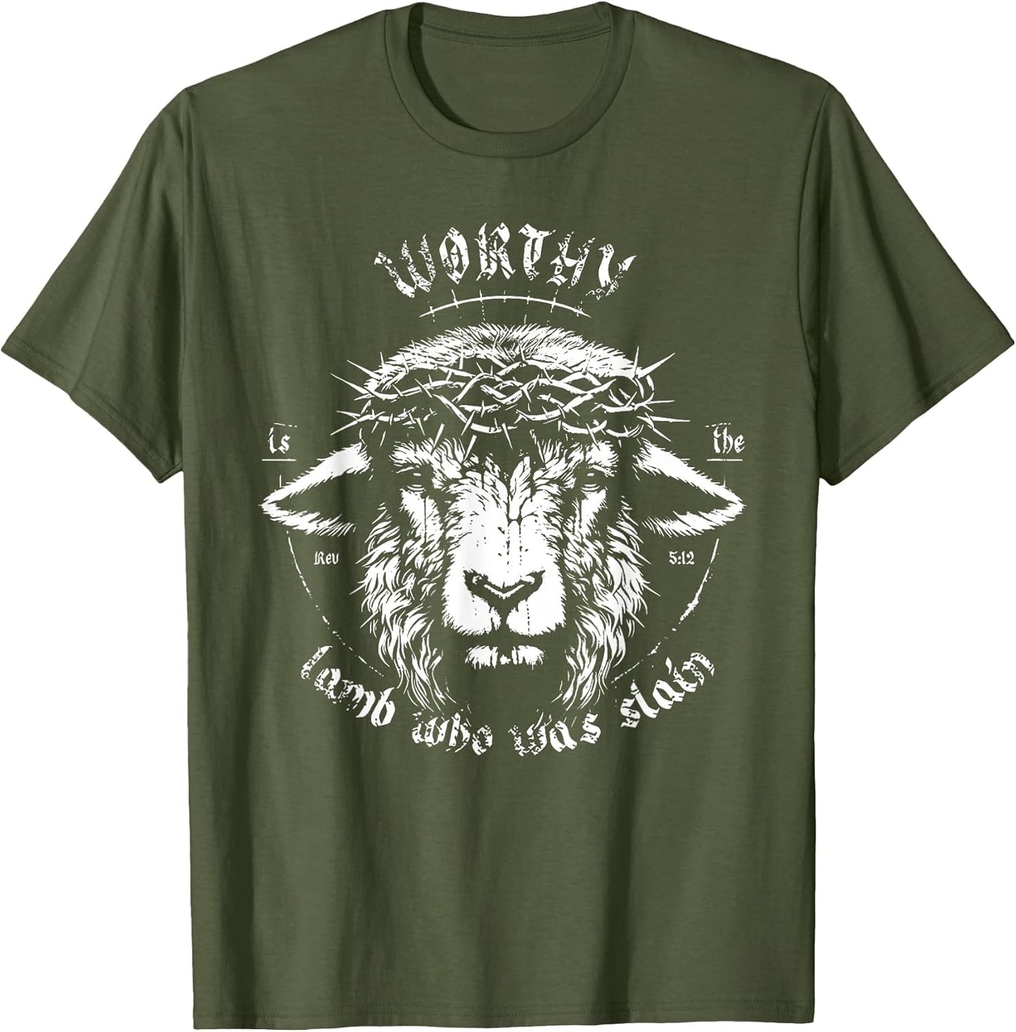 Worthy is The Lamb Who was Slain Revelation 5 12 Faith Art