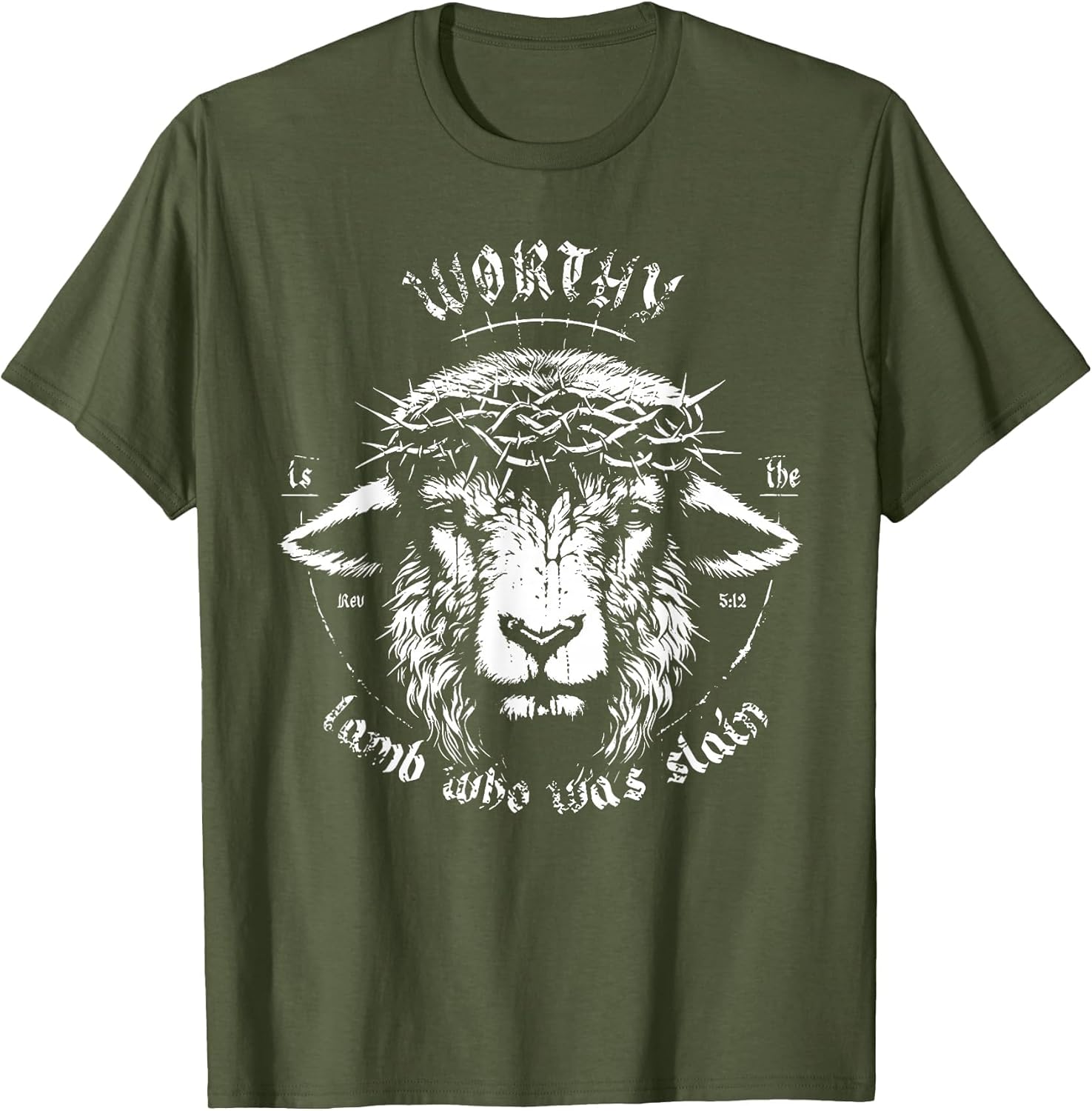 Worthy is The Lamb Who was Slain Revelation 5 12 Faith Art