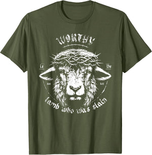 Worthy is The Lamb Who was Slain Revelation 5 12 Faith Art
