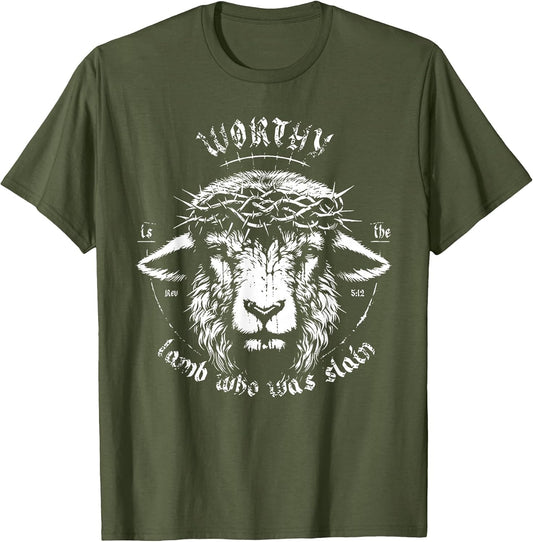 Worthy is The Lamb Who was Slain Revelation 5 12 Faith Art