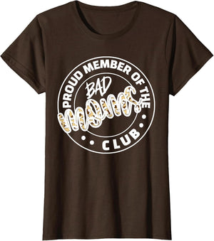 Proud Member of The Bad Mom Club Funny Mothers Day Leopard