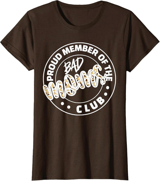 Proud Member of The Bad Mom Club Funny Mothers Day Leopard