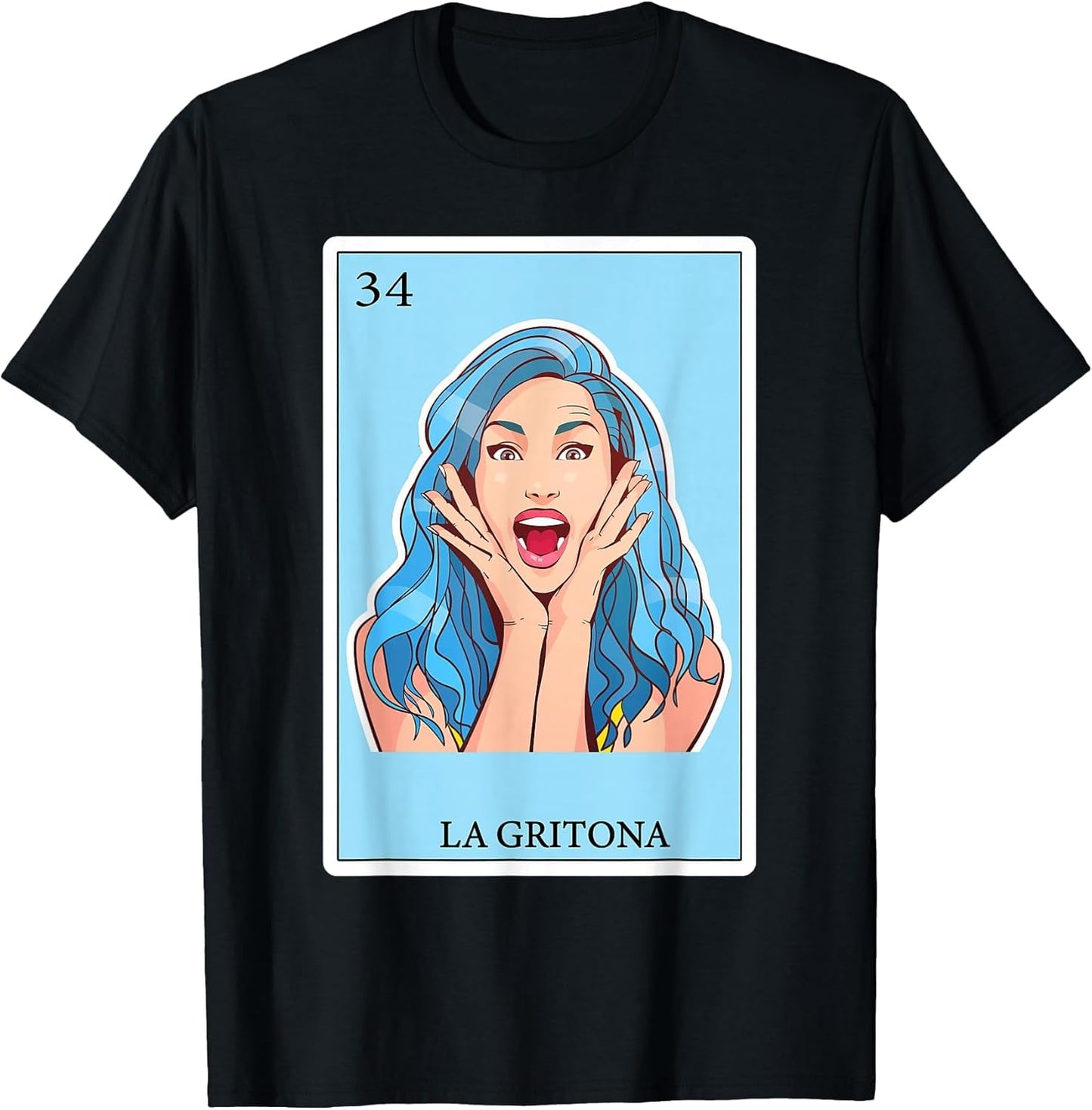Latinas Gifts Spanish-Mexican Bingo Card - La Gritona
