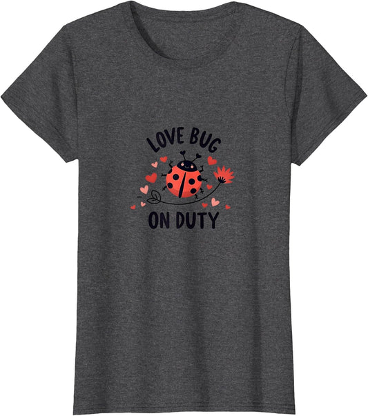 Love Bug On Duty Boy Valentine Design