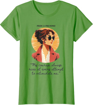 Pride & Prejudice - Lizzy - My Courage Always Rises Quote
