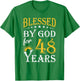 Vintage Blessed by God for 48 Years Happy 48th Birthday