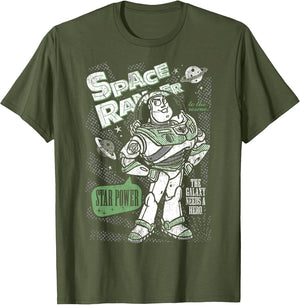 Disney Pixar Toy Story Buzz Lightyear Distressed Hero Retro