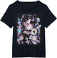 Anime Girl Goth Bunny Cute E-Girl Gothic Outfit Grunge