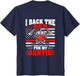 I Back The Red for My Auntie Proud Firefighter Nephew Niece