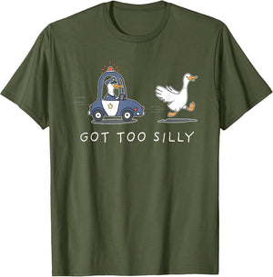 Got Too Silly Goose, Silly Goose Chased by Police Car