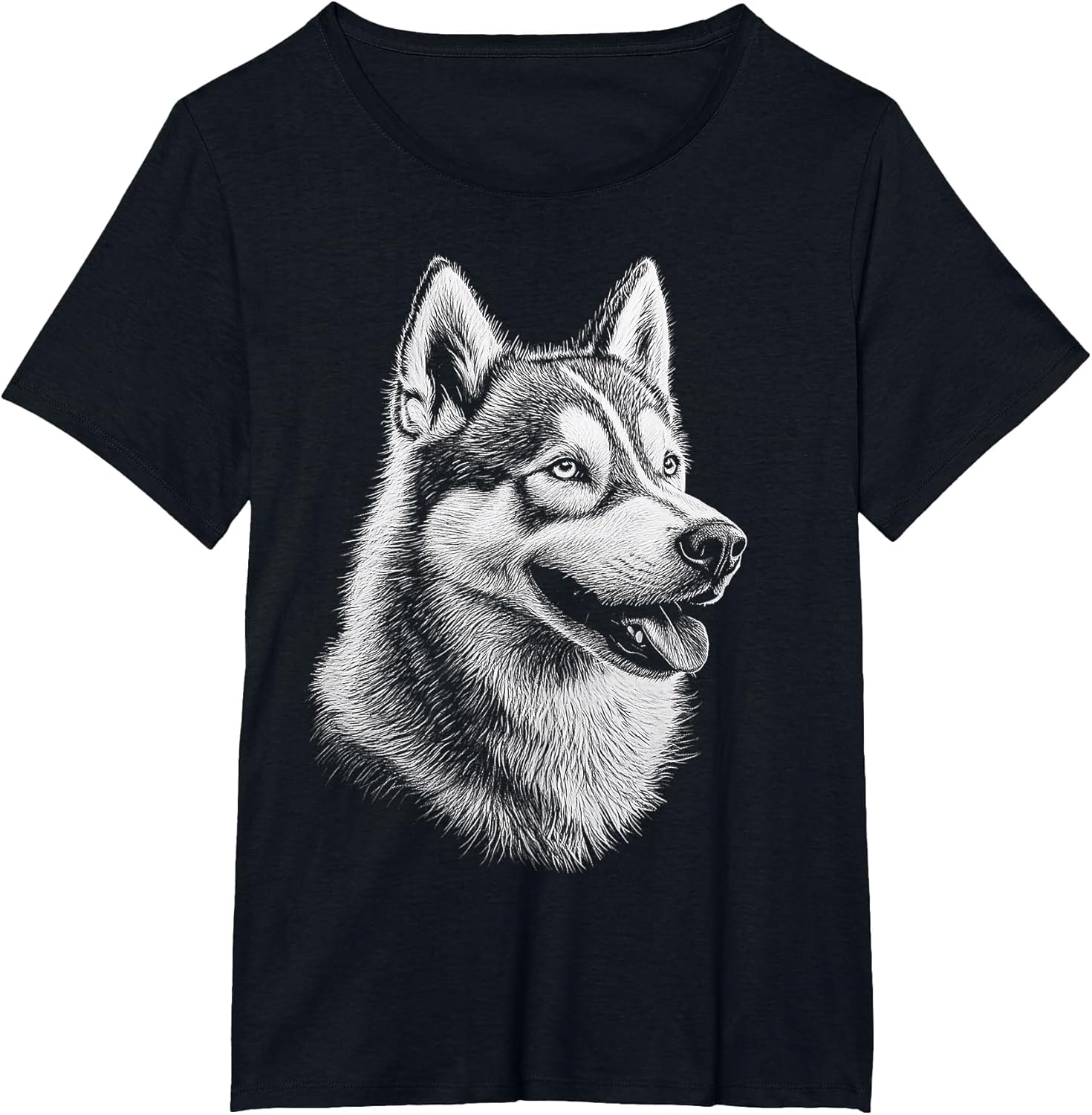 Husky Dog Motif Pet Art Husky